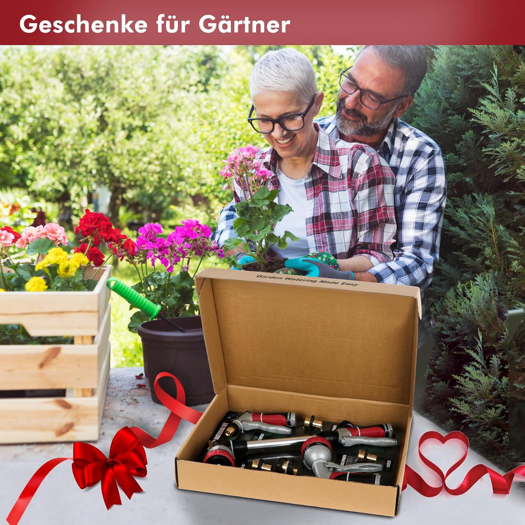RESTMO Langer Teleskop Giessstab 92-152 cm, Lang Gartenbrause Metall mit 180° schwenkbaren Kopf, 7 S