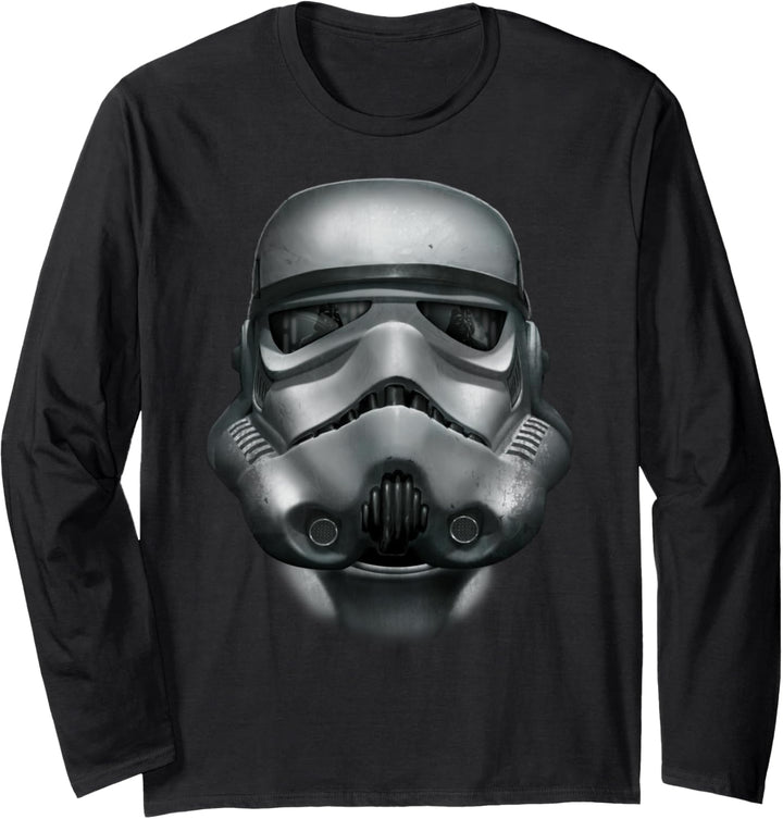 Star Wars Trooper Detailed Portrait Langarmshirt