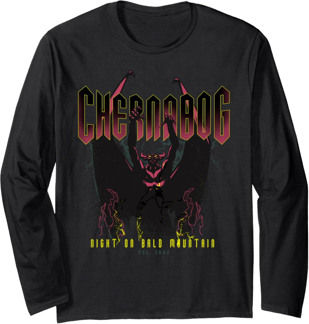 Disney Villains Chernabog Portrait Langarmshirt