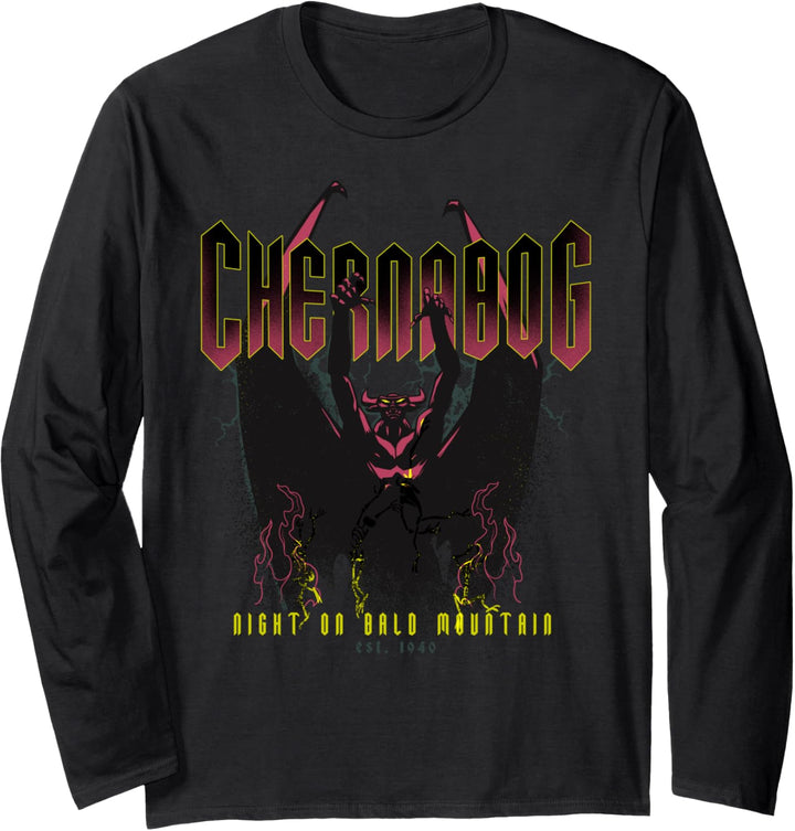 Disney Villains Chernabog Portrait Langarmshirt
