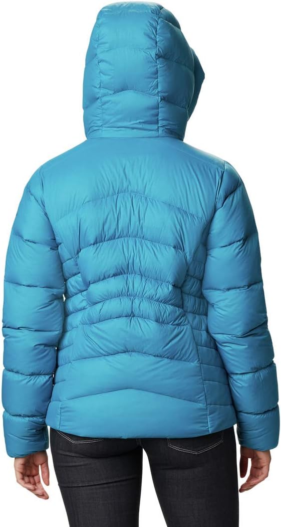 Columbia Damen Autumn Park Down Hooded Jacket Autumn Park Daunenjacke mit Kapuze S Fjord Blau, S Fjo