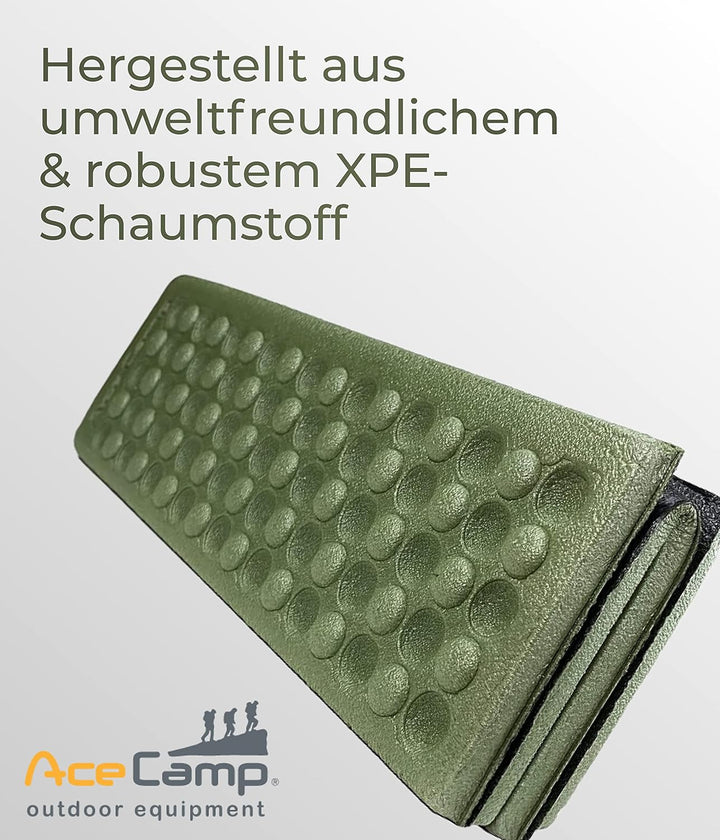 AceCamp Tragbare ultraleichte Mini-Klappmatte, wasserdicht, Schaumstoff-Sitzpolster für Outdoor-Akti