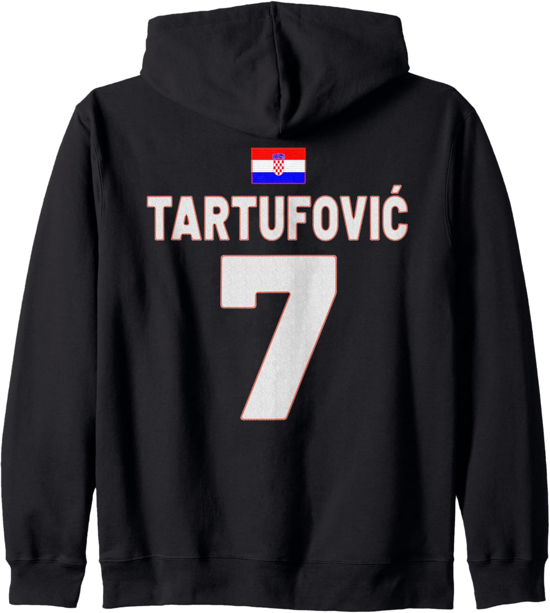 Nogomet Hrvatska Tartufovic mit lustigem Namen Kroatien Kapuzenjacke