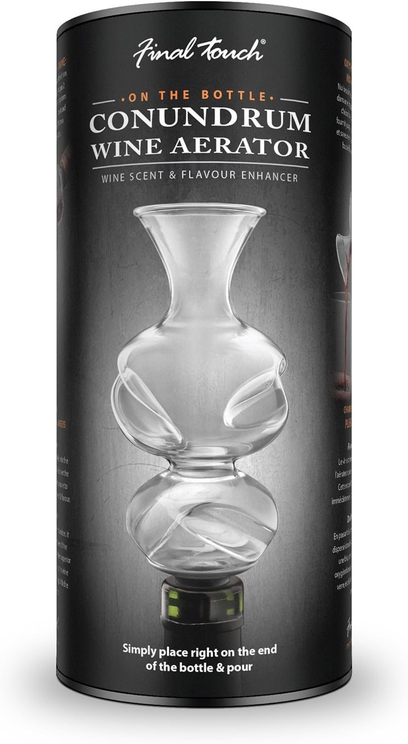 Conundrum Aerator/Pourer by Final Touch Flasche Wein Belüfter, Flasche Wein Belüfter