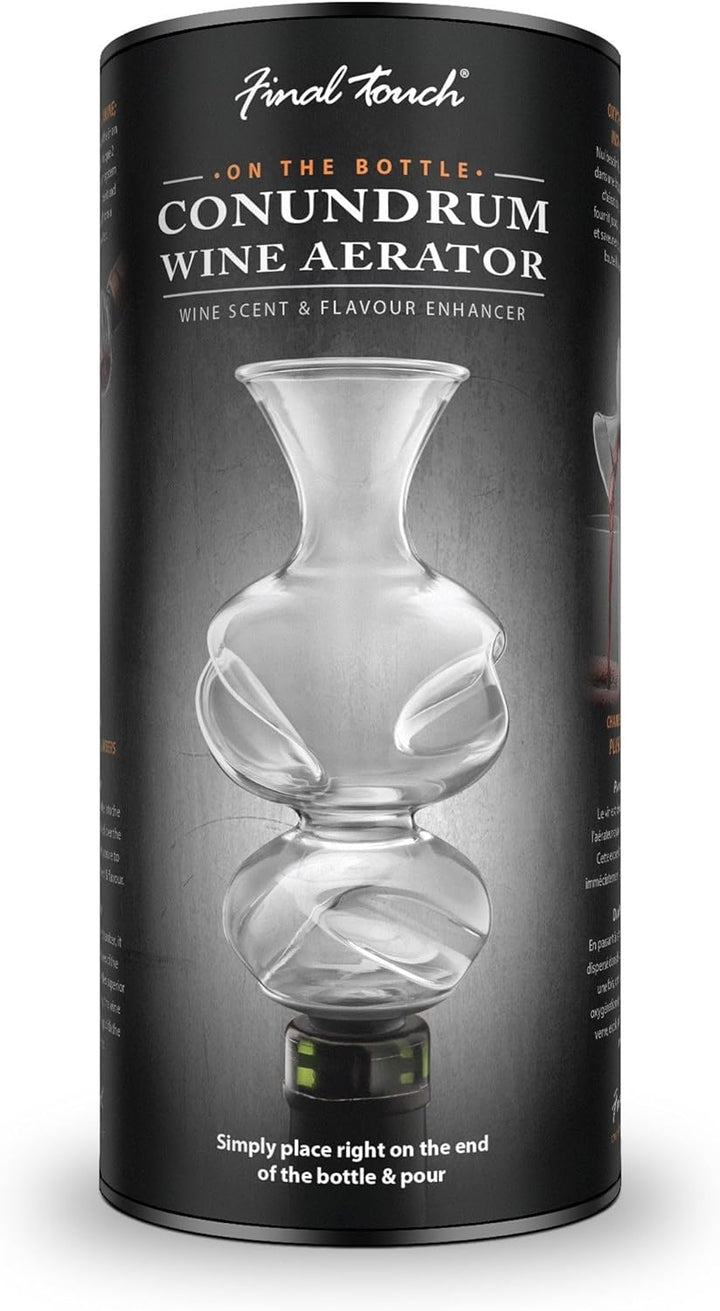 Conundrum Aerator/Pourer by Final Touch Flasche Wein Belüfter, Flasche Wein Belüfter