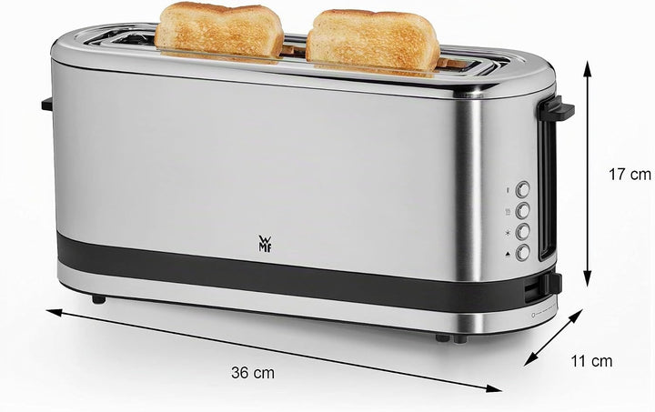 WMF Lono Sandwich Maker, Sandwichtoaster, für 2 Standard- oder XXL-Toasts, 2-stufige Höhenanpassung