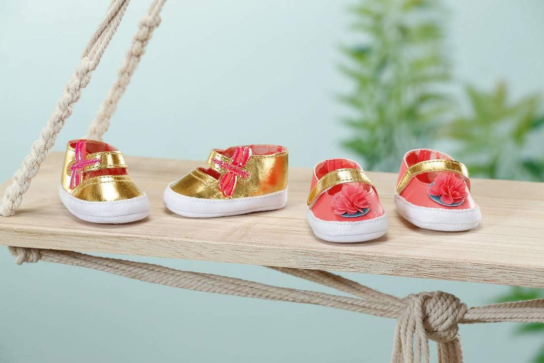 Baby Annabell Zapf Creation 703106 Schuhe, Puppenkleidung Puppen Zubehör, Puppenschuhe für 43 cm gro