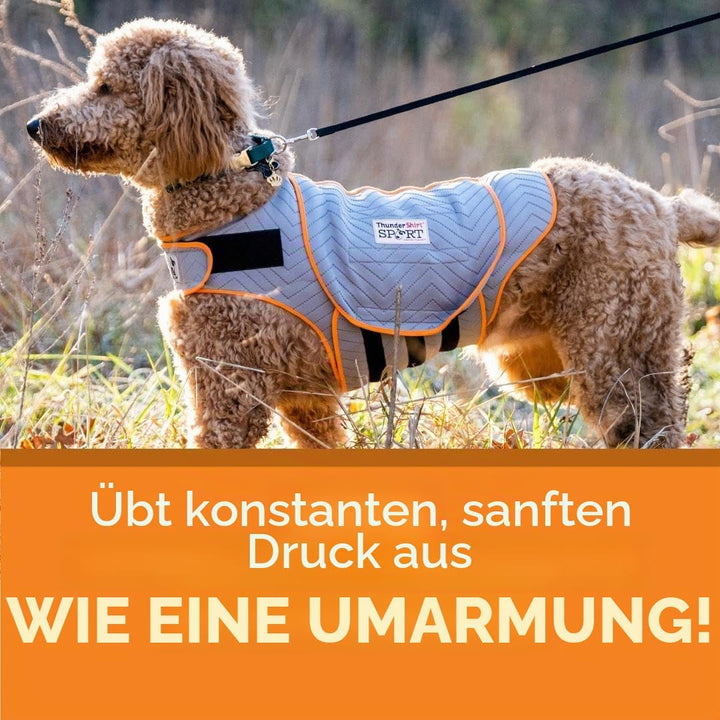 ThunderShirt Sport Hunde-Angstjacke, Platin, Grösse M Platin Medium, Platin Medium