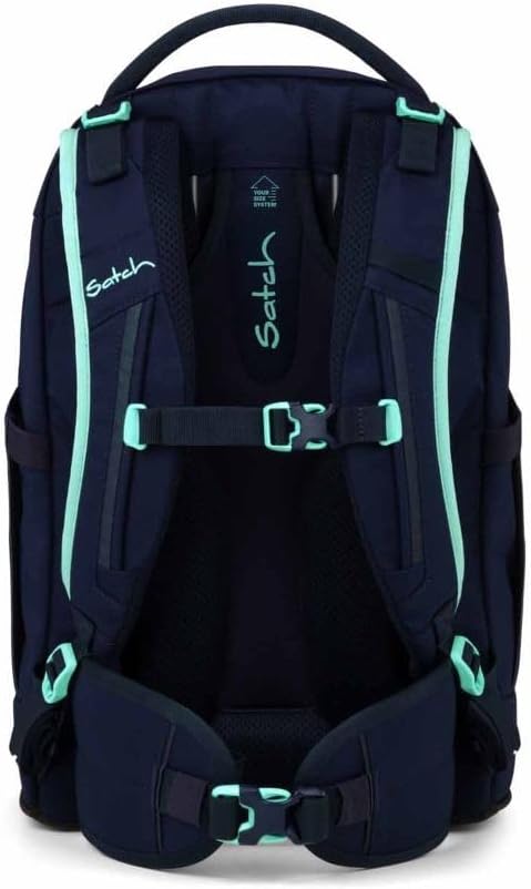 Satch Pack Schulrucksack Set 2tlg. inkl. Schlamperbox (Ocean Mint), Ocean Mint