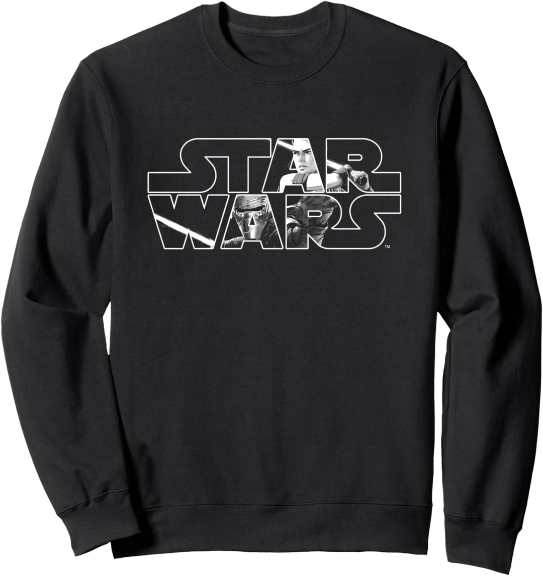 Star Wars Light vs Dark White Sweatshirt