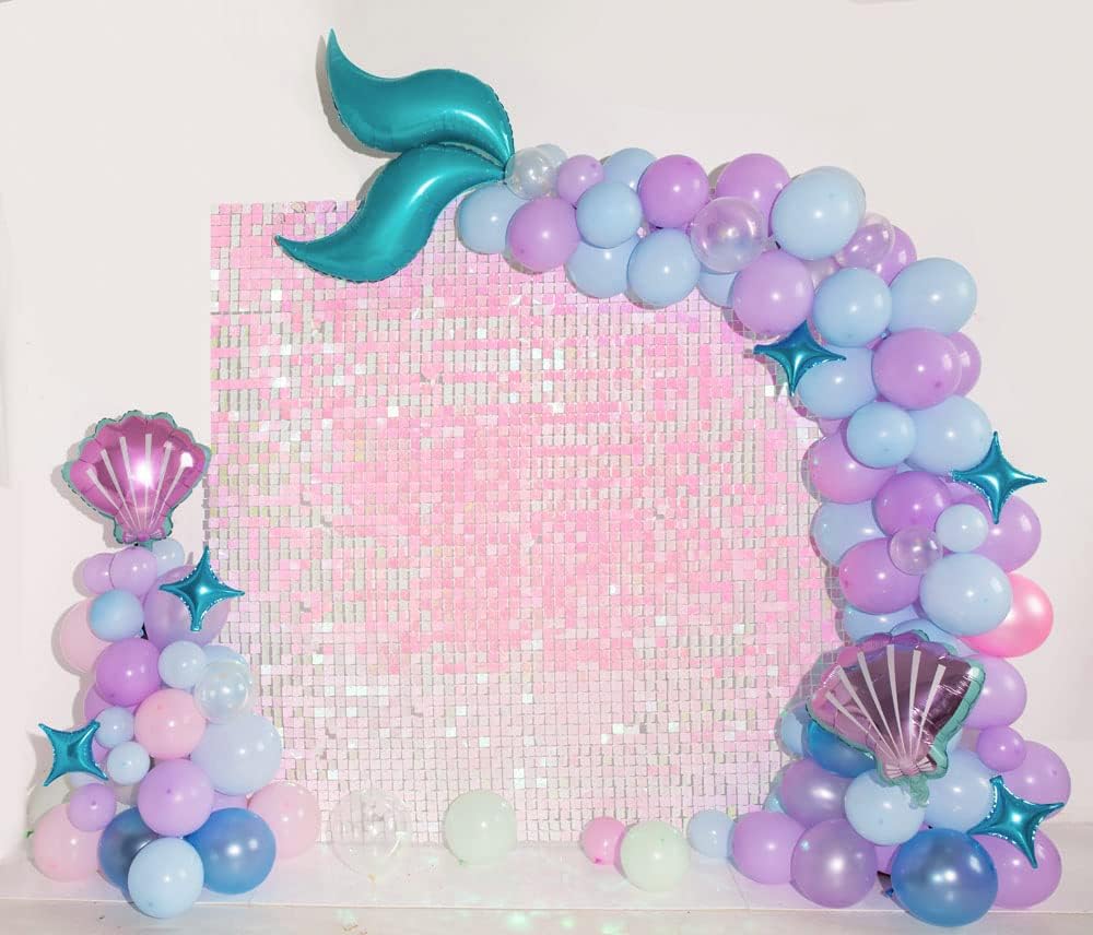 Kate Shimmer Wall Panels Pailletten Wand Rosa Pailletten Hintergrund Pailettenvorhang Party Panels f