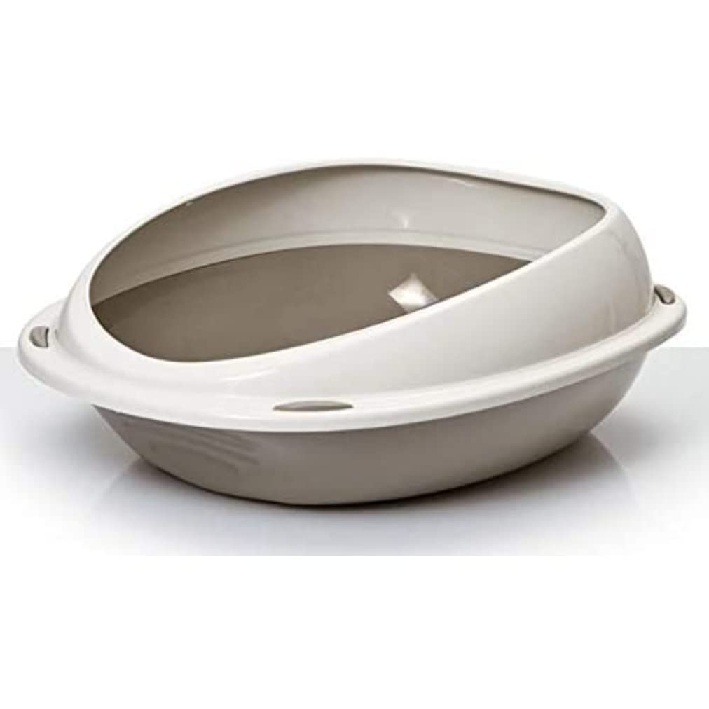 Agrobiothers Shuttle Katzentoilette, oval, mit Rand, 45 x 36 x 15 cm 45 x 36 x 15,5 cm, 45 x 36 x 15