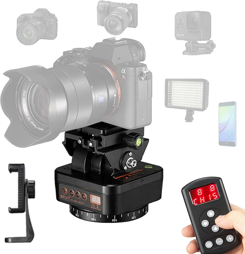 ZIFON YT-1000 Kabelloses elektrisches Gimbal mit Fernbedienung Schwenk-/Neigefunktion 1000G Gimbal B