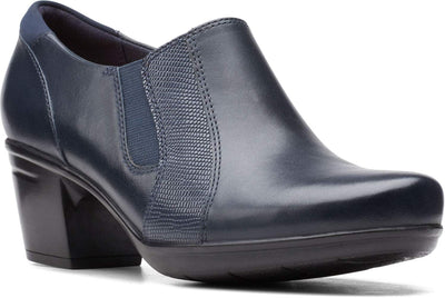 Clarks - Damen Emslie Chelsea Plattformen, 43.5 EU, Navy