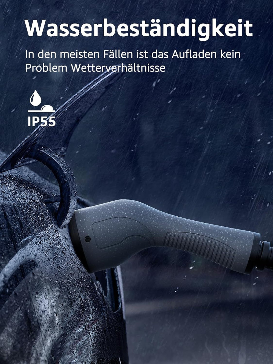 bokman Typ 2 Ladekabel, 11kW / 16A / 3-Phasig / 10 Meter/Modus 3, Typ 2 auf Typ 2 EV Ladekabel für E