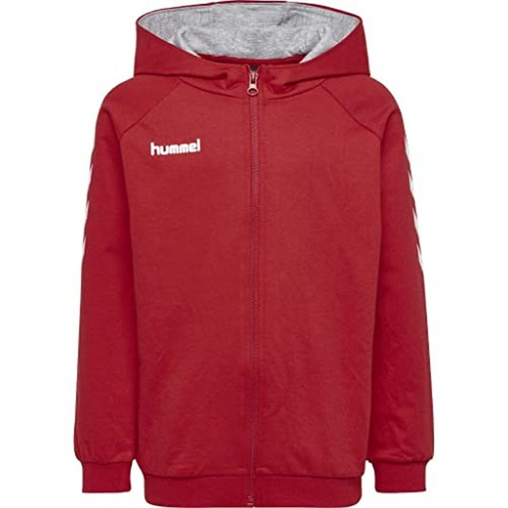 hummel Unisex Kinder Hmlgo Kids Cotton Zip Hoodie Kapuzenjacke, 176 True Red