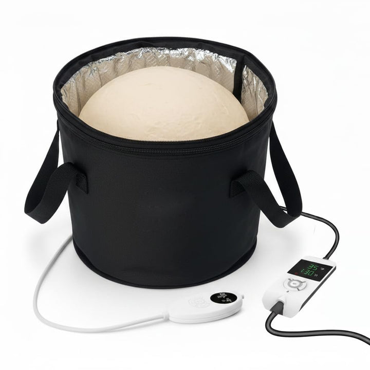 Brot Gärbox Sauerteig mit Heizung Faltbare Brot Gärschrank Einstellbare Temperatur und Timer, Natto,