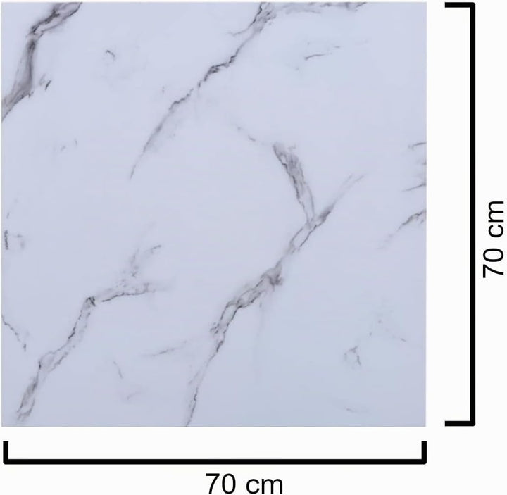 CasaXXl Glasplatte für Kaminofen &amp; Tischplatte in Marmor Optik - Glasscheibe mit 6mm ESG Sicherheits