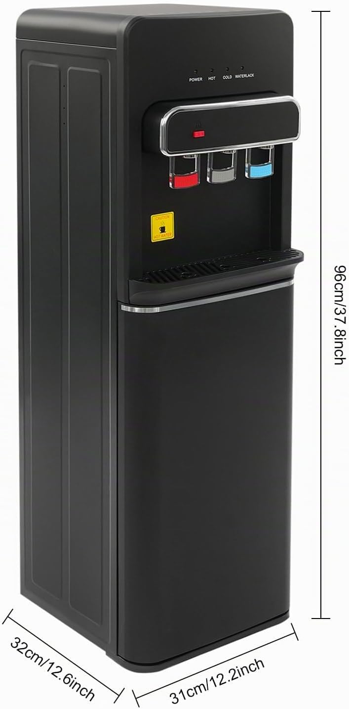 550W Bodenstehender Wasserspender mit Bodenbeladung, Kalt Heiss Doppelfunktion Elektrisch Heisswasse