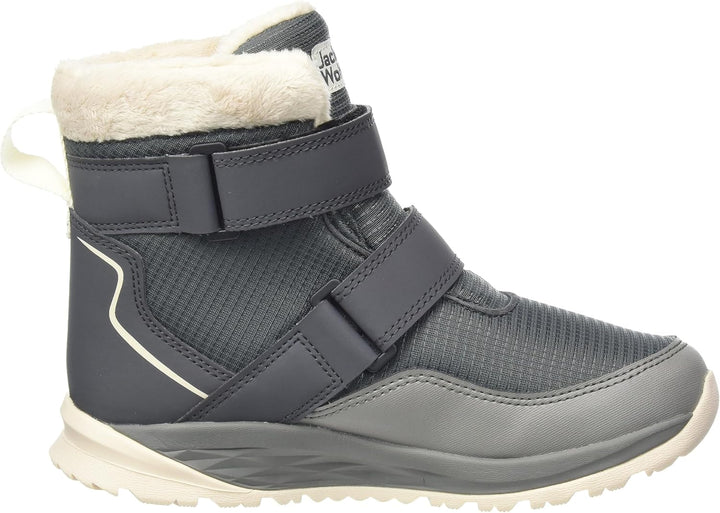 Jack Wolfskin Unisex Kinder Polar Wolf Texapore Mid Vc K Schneestiefel 35 EU Smokey Grey, 35 EU Smok