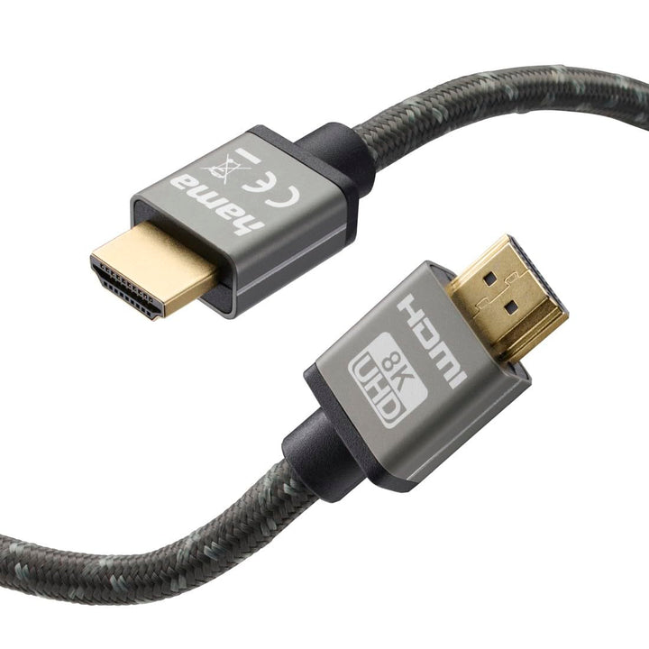Hama Premium HDMI Kabel 2 Meter Ultra High Speed (Exzellentes Monitorkabel 4K / 8K, 48 Gbit/s, UHD B