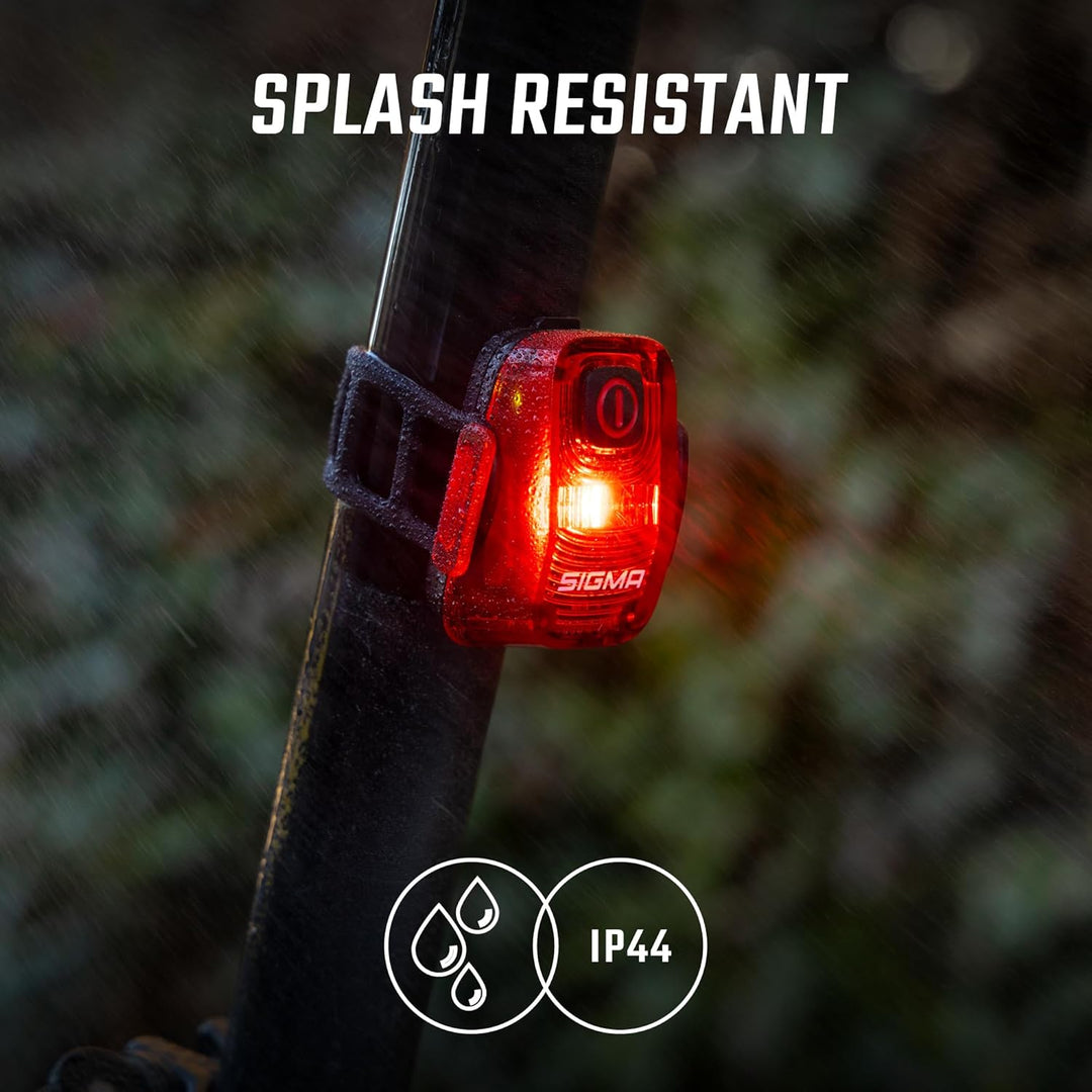 SIGMA HIRO 10 | wetterfestes Fahrradrücklicht mit 500 m Sichtweite | StVZO zugelassenes Rücklicht mi
