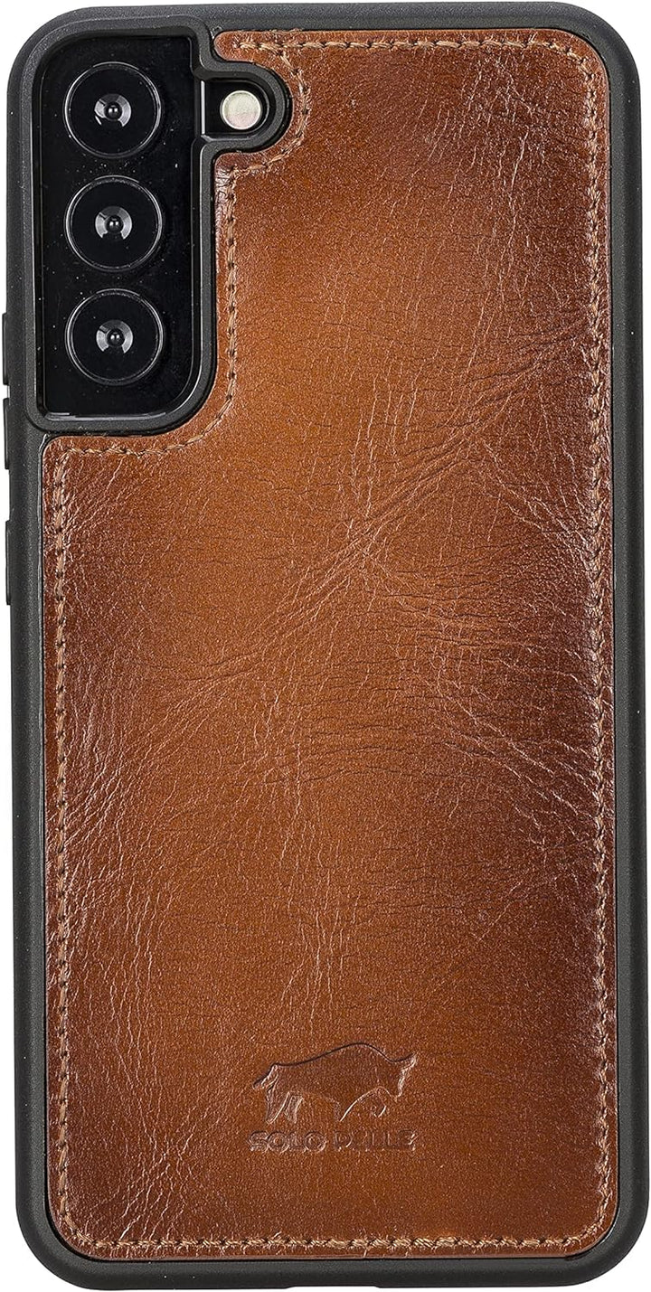 Solo Pelle Lederhülle Harvard kompatibel für das Samsung Galaxy S22 Plus / S22+ inklusive abnehmbare