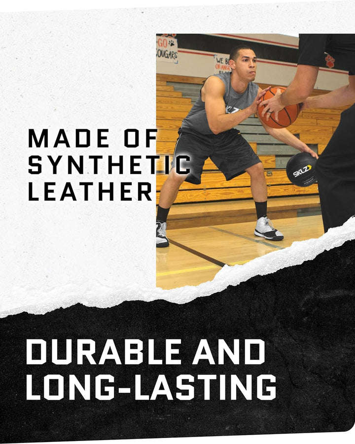 SKLZ Control Training Basketball zur Verbesserung von Kritzeln und Ballkontrolle Schwarz Heavy Weigh