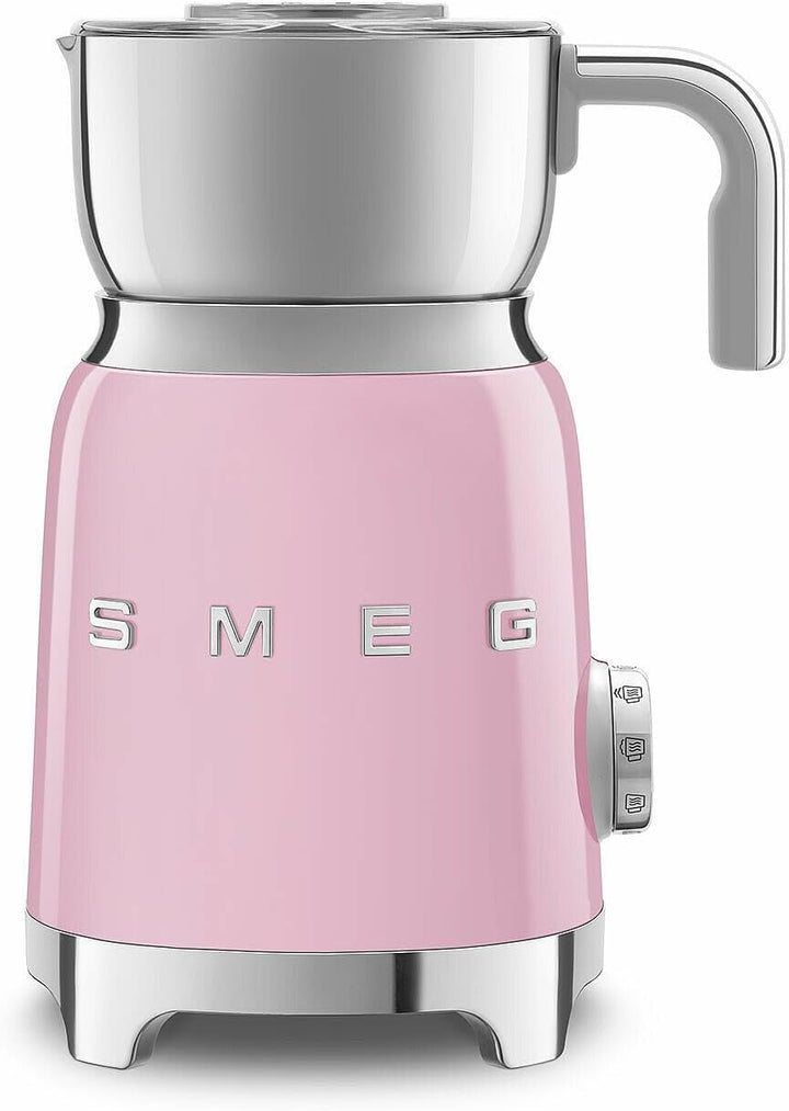 SMEG, Milchaufschäumer MFF11PKEU, mit Induktionssystem, 6 voreingestellte Programme, hochwertiges De