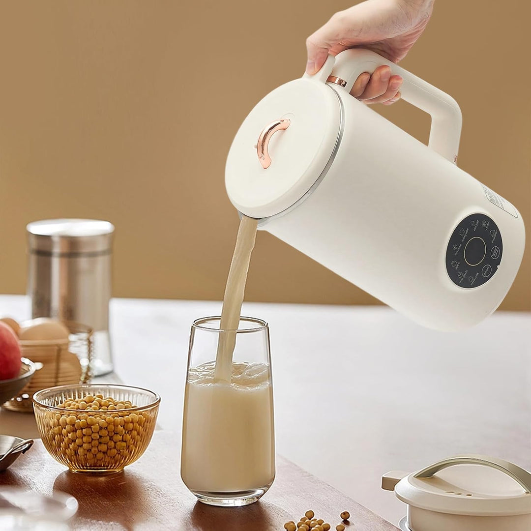 Automatische Nussmilchmaschine 1000ml mit 10 Klingen & 12-Stunden-Reservefunktion, multifunktional P