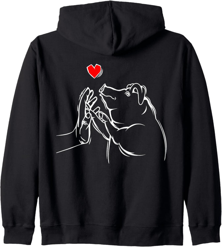 Schweine Liebe Schweinchen Kinder Mädchen Schwein Kapuzenjacke