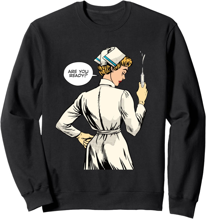 Krankenschwester geimpft, Pro Impfung Sweatshirt