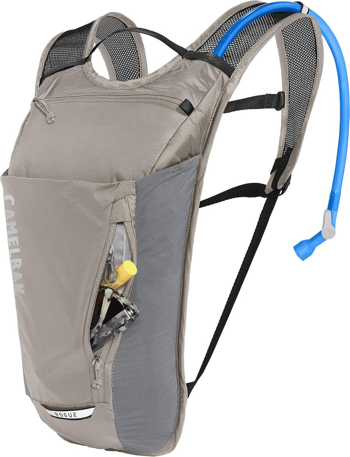 CAMELBAK Unisex - Adult Rogue Light Hydration Backpack Einheitsgrösse Aluminum / Black, Einheitsgrös