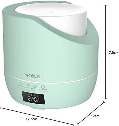 Cecotec PureAroma 500 Smart Sky Aromadiffusor. Kapazität 500ml, LED-Anzeige, 12h Timer, Wecker, 3 Be