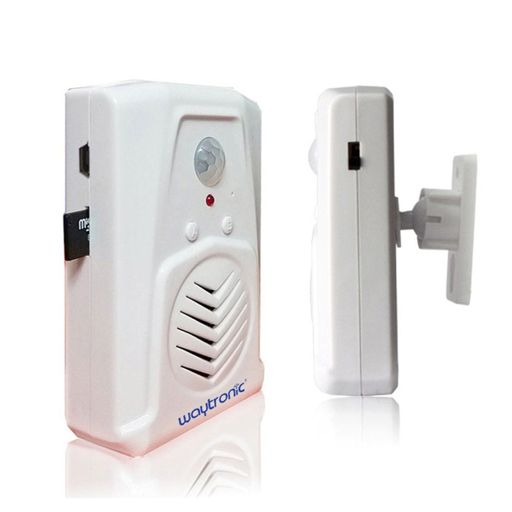 Microsound Mini PIR-Bewegungsmelder aktivierte Spracherinnerung, mehrere aufgenommene Sounds Player