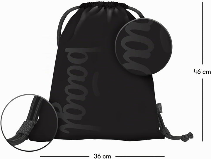 Baagl Federmäppchen Turnbeutel Set 2-teilig Mädchen Schule - Marble | Die Federtasche mit 3 Fächern