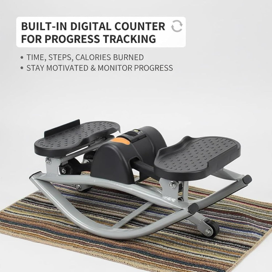 Rock Stepper Trainingsgerät | Trainingsgerät für Zuhause,Seitliches Wippen Fitness Stepper - Für Fra