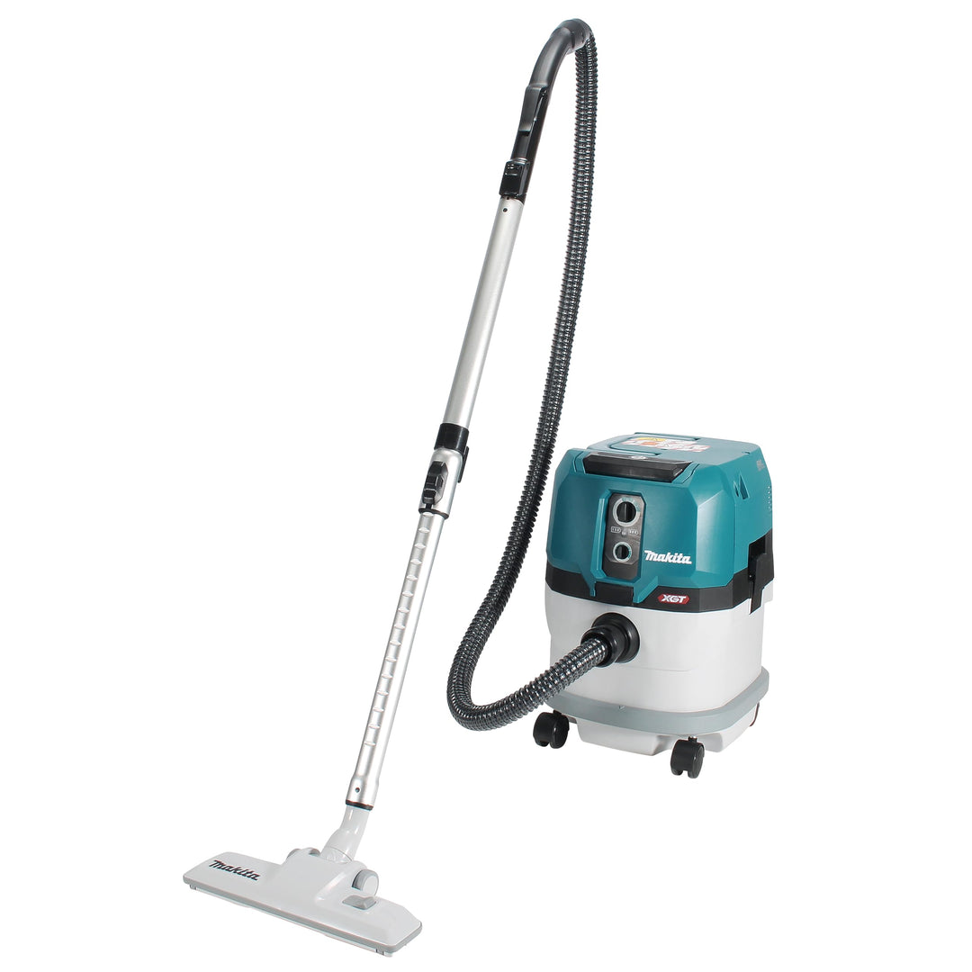 Makita VC003GLZ Akku-Staubsauger 15L 40V max. Nass+Trocken (ohne Akku, ohne Ladegerät), Petrol/Weiss