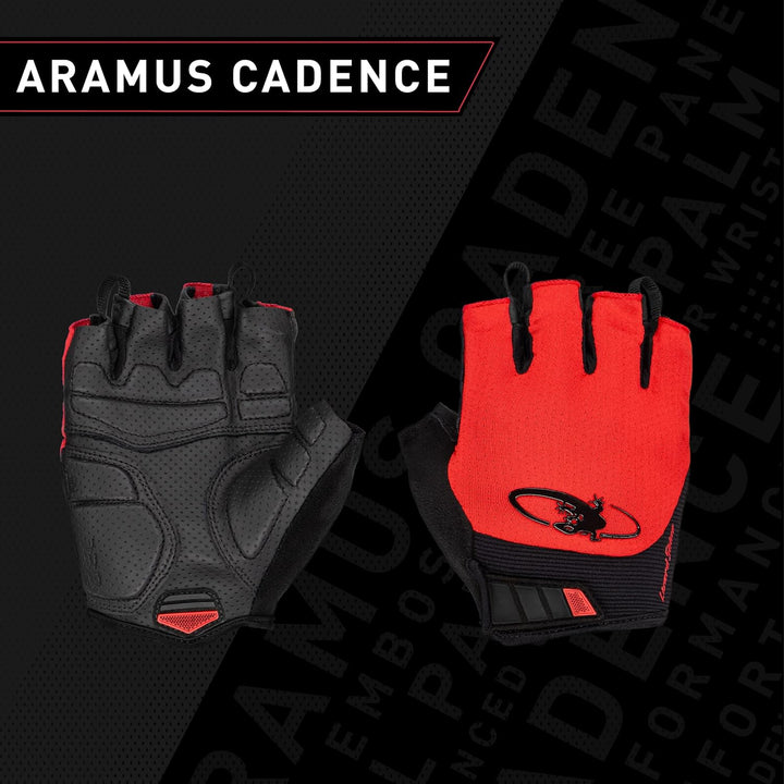 Lizard Skins Aramus Cadence-Jet Black-Medium Fahrrad-Handschuhe, M