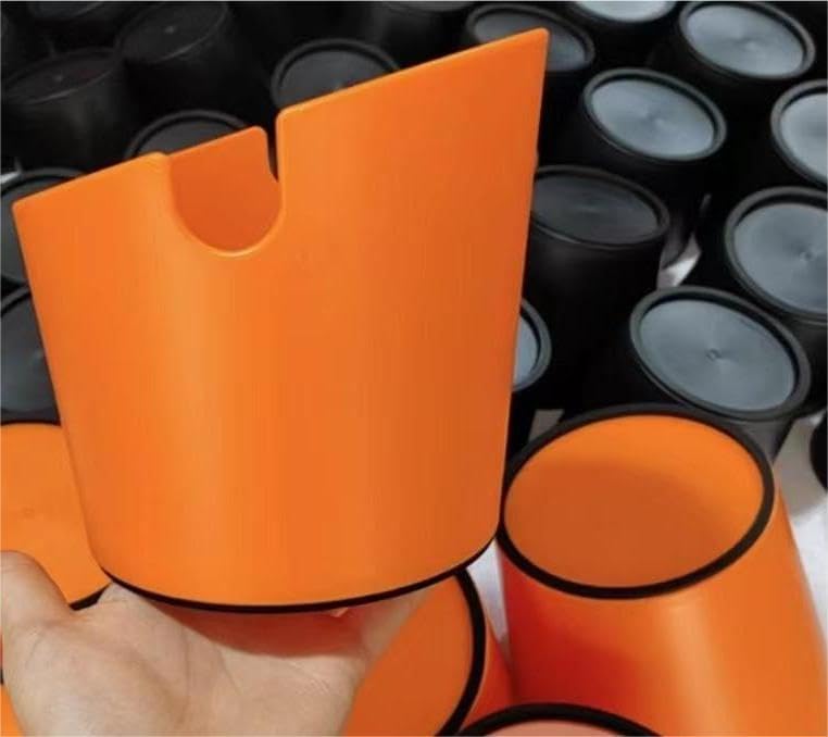 Abklopfbehälter für Siebträger Espresso Abklopfbehälter Kaffeesatz Abschlagbox Knock Box Stossdämpfe