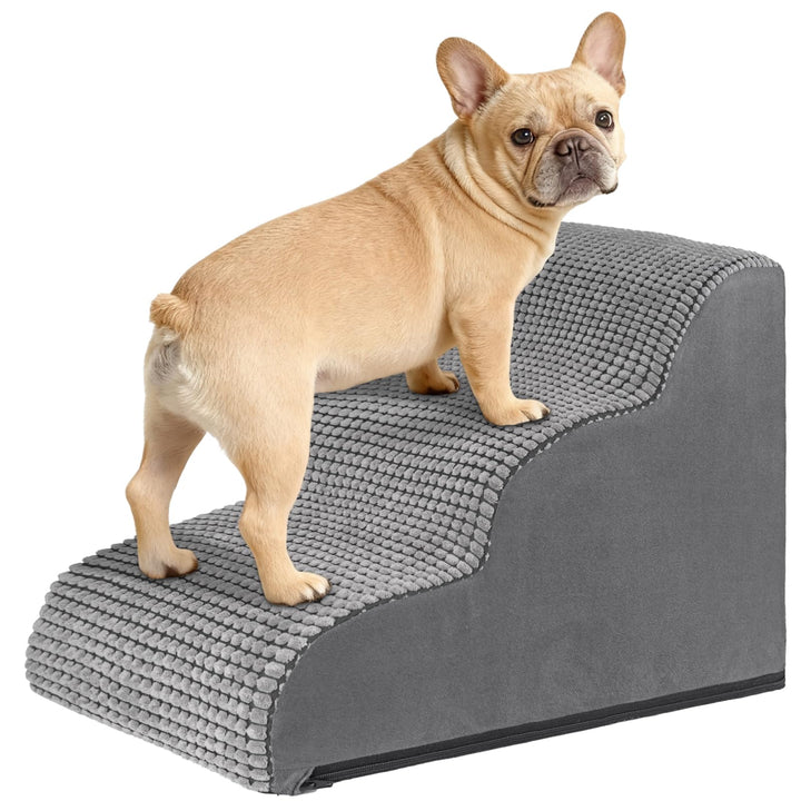 VSIWB Hundetreppe für Kleine Hunde 40 cm Hoch, Haustiertreppe für Bett und Sofa aus Hochdichtem Schw