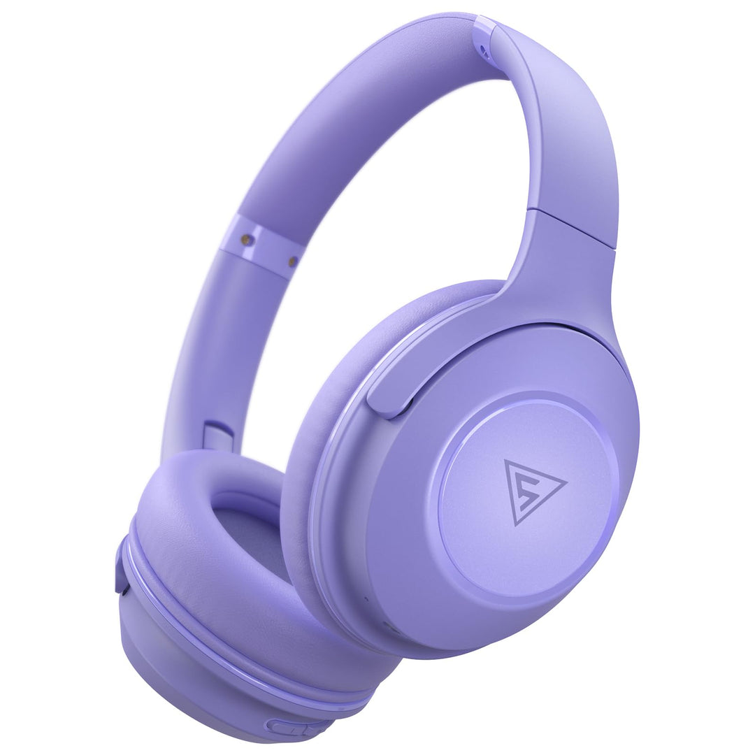 DOQAUS Kopfhörer Kabellose Bluetooth,70 Std.Akku,Lila | Kabellos Faltbare HiFi-Stereo Bluetooth Kopf