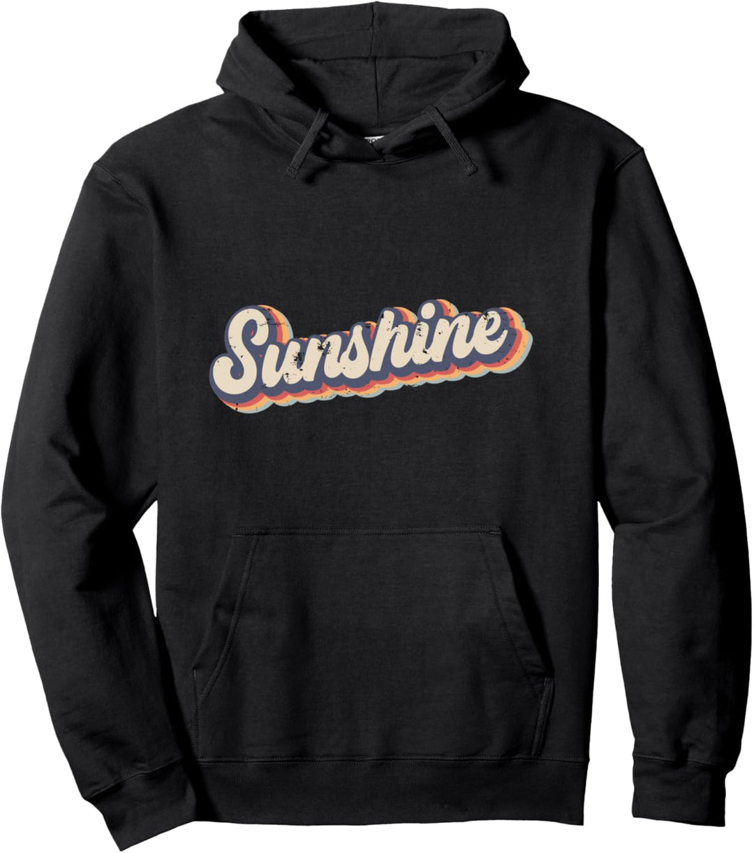 Sunshine Vintage Rainbow Pullover Hoodie