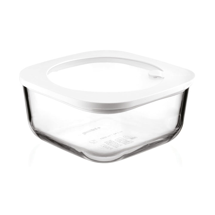 Guzzini - Kitchen Active Design, STORE&MORE GLASS, Dicht schliessender Glasbehälter für Kühlschrank/