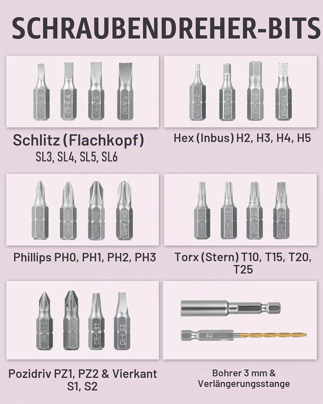 Durofort 3,7V Mini Cordless Akkuschrauber,3Nm kleiner akkuschrauber,Satz mit 48 Schraubendreherbits