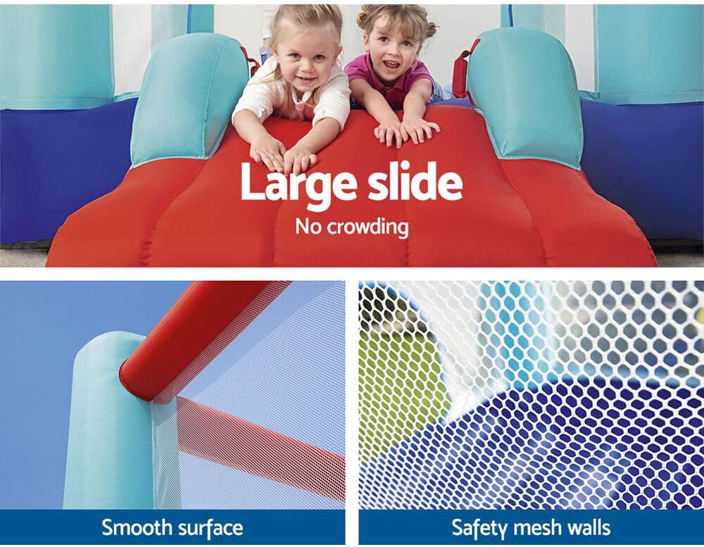 Bestway Up, In & Over™ Hüpfburg, Spring n Slide, 250 x 210 x 152 cm, mit Dauergebläse