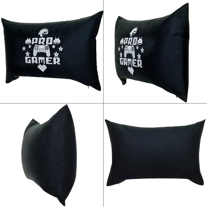 PRO Gamer Kissen 40x60cm Gamer Zocker Kissen lustiges Einweihungsgeschenk Wohnzimmer Dekokissen mit