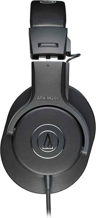 Audio-Technica M20x Professioneller Monitorkopfhörer Schwarz Kabelgebunden, Kabelgebunden