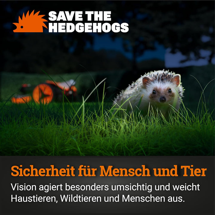 WORX Landroid Vision L1600 Mähroboter WR216E.1 für Gärten bis 1600m², AI Rasenmäher Roboter ohne Beg