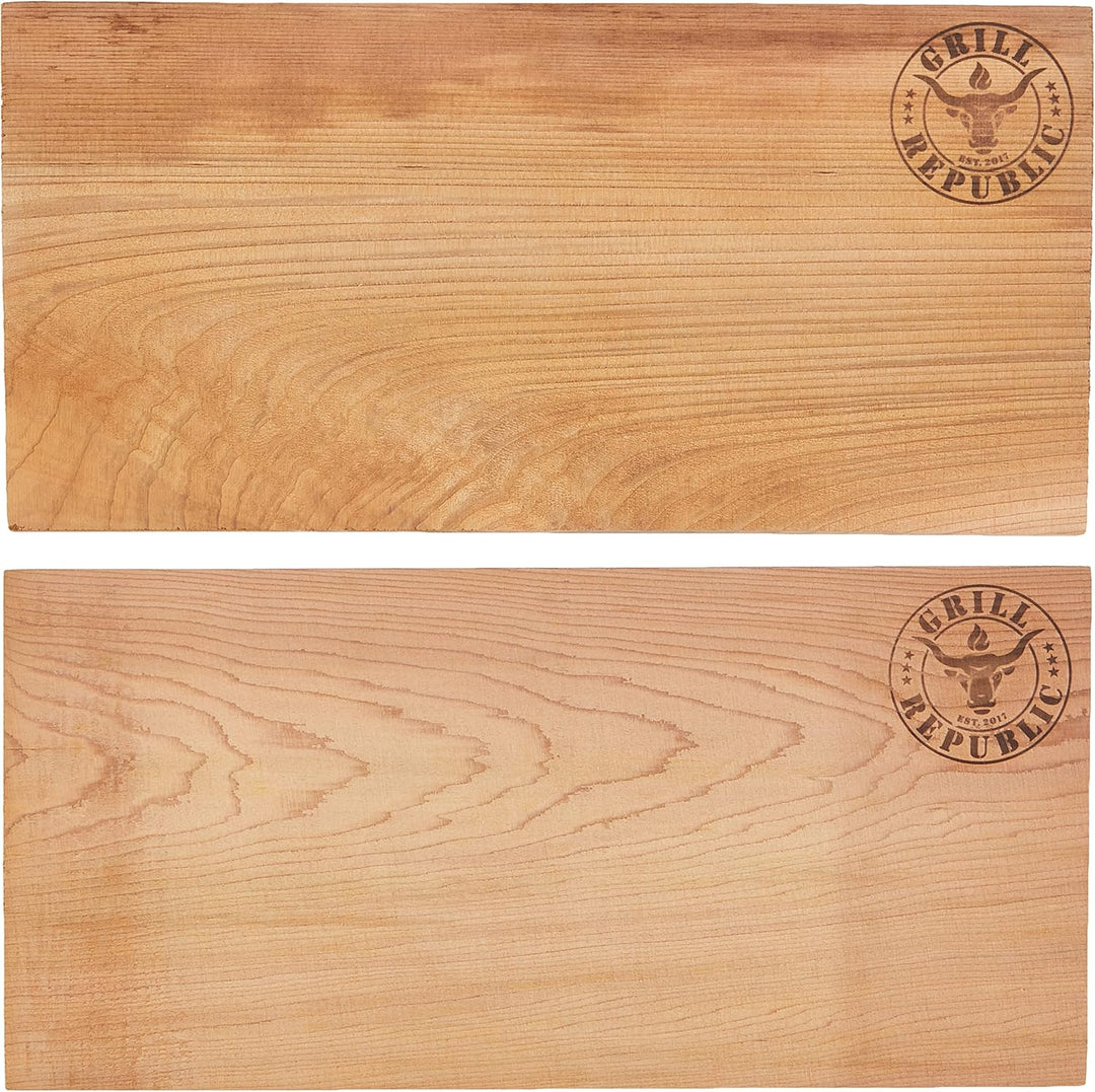 Hochwertige Räucherbretter zum Grillen für herrliches Raucharoma I Grillbretter aus reinem Zedernhol